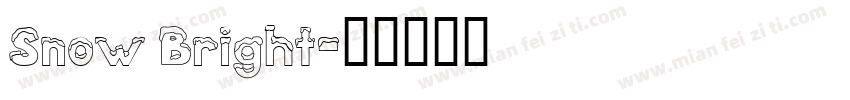 Snow Bright字体转换